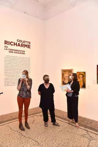 exposition "Colette Richarme, ou la conversation des couleurs"