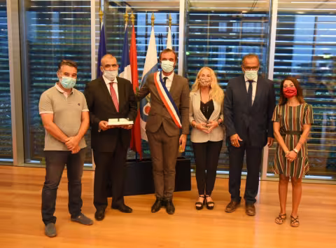 La Ville de Montpellier organise un cérémonie en l'honneur d'Ahmed Agaurgi, consul général du Royaume du Maroc