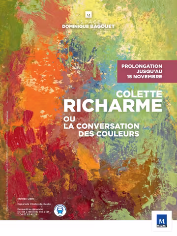 exposition "Colette Richarme, ou la conversation des couleurs", prolongation jusqu'au 15 novembre 2020