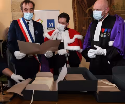 COMMUNIQUE DE  PRESSE : OUVERTURE OFFICIELLE DES MANUSCRITS DES MEMOIRES DE JEAN-JACQUES-REGIS DE CAMBACERES