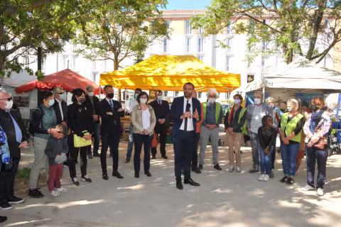 Inauguration du nouveau marché paysan des Aubes