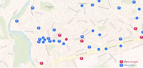 Installation de capteurs de présence pour faciliter le stationnement sur les places PMR et livraisons