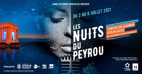Nuits du Peyrou : des milliers de places à gagner pour 6 soirées concerts exceptionnelles de France Télévisions à Montpellier
