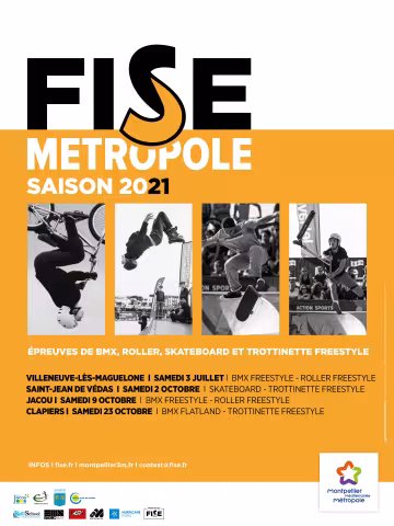 Tournée des amateurs des sports de glisse à l'occasion du FISE Métropole à partir du 3 juillet