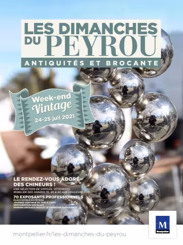 les Dimanches du Peyrou proposent leur Week-end vintage les 24 et 25 juillet 2021