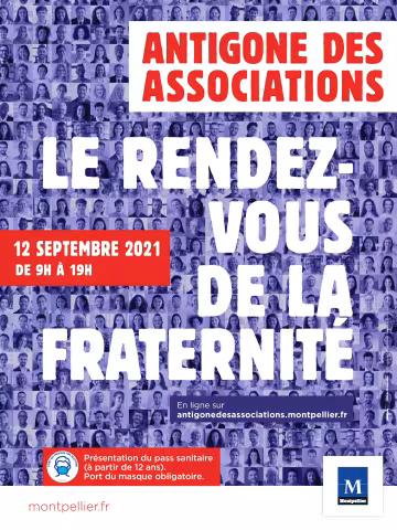 l'Antigone des associations se tiendra le dimanche 12 septembre, avec un protocole adapté