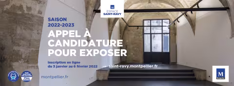 Espace Saint-Ravy : Appel à candidatures pour la saison 2022-2023, déposez vos dossiers de candidature avant le 6 février 2022