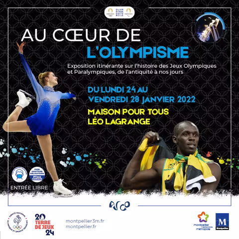 L'exposition itinérante "Au coeur de l'olympisme", à découvrir à la Maison pour Tous Léo Lagrange du 24 au 28 janvier