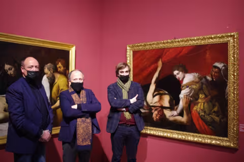 acquisition inédite - une oeuvre majeure de la peinture italienne du XVIIème siècle rejoint les collections du musée Fabre