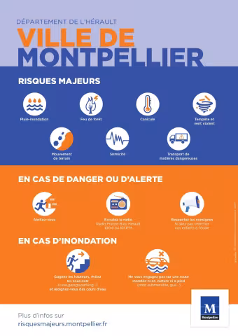 Vigilance orange : fermeture des cimetières, du quai du Pirée, de la voie Domitienne et de la rue de l'Industrie