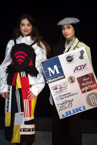 Présentation des lauréats de la 10e édition du défilé concours De Fil en Aiguille à la Maison pour tous Mélina Mercouri
