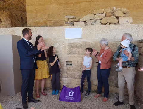 les 400 m2 de couverture de l'aile nord du Forum sur le site archéologique du Castellas sont inaugurés