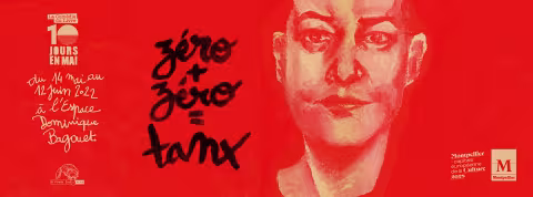 Exposition "zéro+zéro=Tanx" à l'Espace Dominique Bagouet du 14 mai au 12 juin 2022