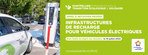 Montpellier Méditerranée Métropole lance un Appel à Initiatives Privées pour proposer un service d’Infrastructures de Recharge pour Véhicules électriques et Hybrides sur son territoire