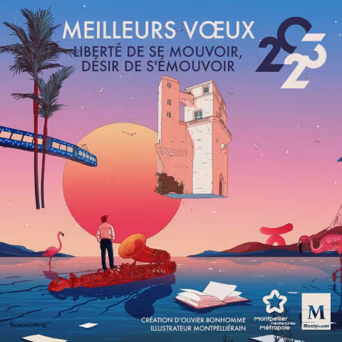 [CP] LA VILLE ET LA MÉTROPOLE DE MONTPELLIER ADRESSENT LEURS MEILLEURS VŒUX POUR L'ANNÉE 2023