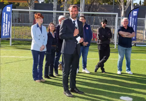les nouveaux équipements du stade Bernard Giambrone inaugurés