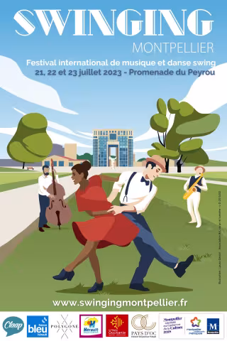 Swinging Montpellier : Festival International de musiques et de danses swing, du 21 au 23 juillet 2023