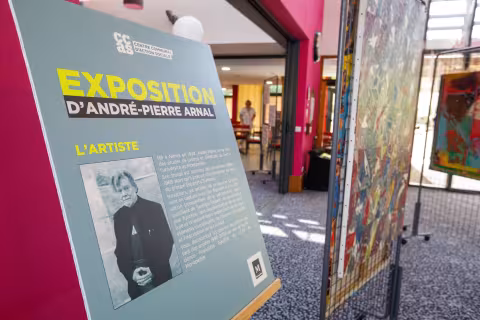 Pass'âge des arts, une exposition d'André-Pierre Arnal à découvrir jusqu'au 20 juillet au sein du tiers-lieu culturel de l'EHPAD Françoise Gauffier