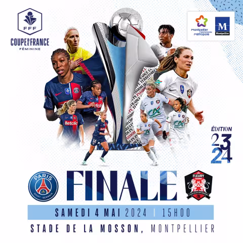 Football : Montpellier et sa métropole, fières d'accueillir la finale de Coupe de France féminine le samedi 4 mai à 15h