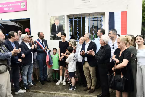 Cérémonie de dénomination : le stade de la cité Astruc devient le stade "François Lanot"