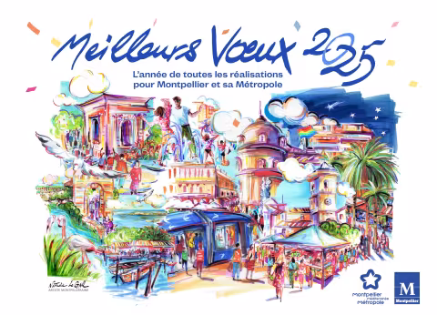 La Ville et la Métropole de Montpellier adressent leurs meilleurs voeux pour l'année 2025