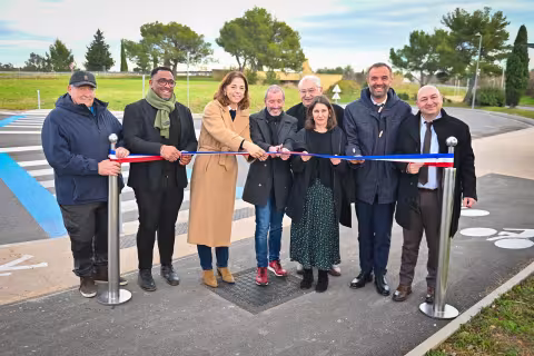 De nouveaux aménagements cyclables à Juvignac ont été inaugurés