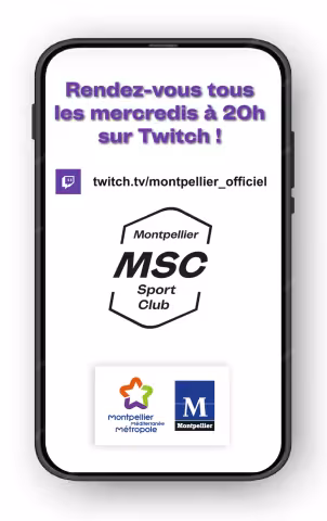 Bertrand Queneutte animera l'émission "Montpellier Sport Club" dès le 19 février sur la nouvelle chaîne Twitch.tv de la Ville et de la Métropole