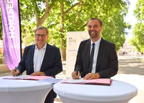 La Métropole signe la charte du rafraîchissement urbain avec l'ADEME