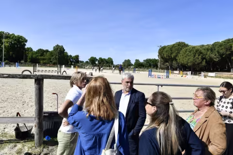 Inauguration des aménagements du centre équestre de Grammont