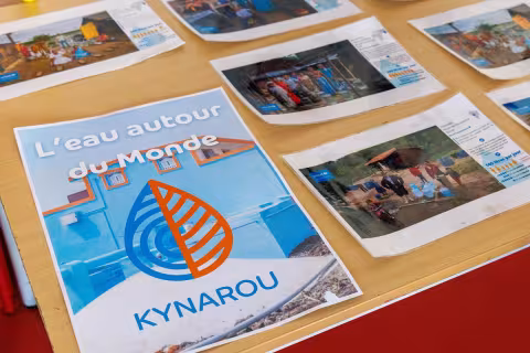 Montpellier Méditerranée Métropole et l'association Kynarou ont présenté le projet Club O "L'eau dans tous ses états" à l'école Heidelberg