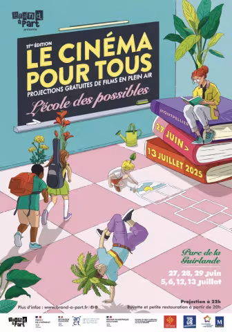 La 11e édition du festival "Le Cinéma pour Tous" revient au parc de la Guirlande du 27 juin au 13 juillet 2025