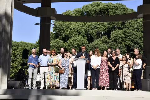Projet Comédie-Esplanande - Le kiosque Bosc restauré a été inauguré
