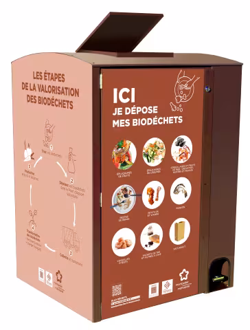 La Métropole poursuit le déploiement des points d'apport volontaire pour les biodéchets