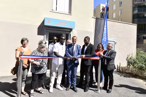 La Ville de Montpellier a inauguré les locaux rénovés de l'épicerie sociale et solidaire "Soleil", quartier Mosson