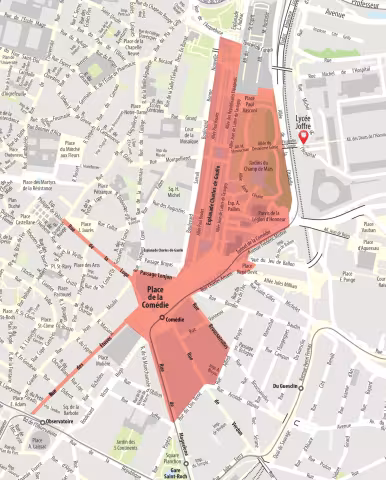 Montpellier interdit l'usage des trottinettes électriques dans les principaux axes de la zone piétonne du centre-ville