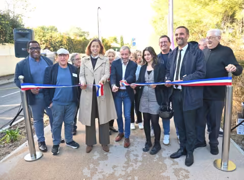 La piste cyclable avenue de Fontcaude à Juvignac a été inaugurée