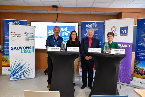 Montpellier lance le programme ADAPTONEAU avec le soutien de l'Agence de l'eau
