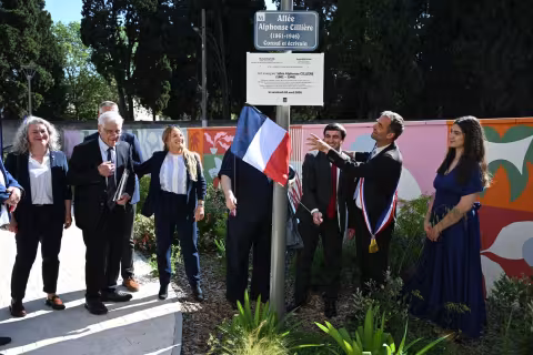 INAUGURATION DE L’ALLÉE ALPHONSE CILLIÈRE : NOUVELLE LIAISON PIÉTONNE