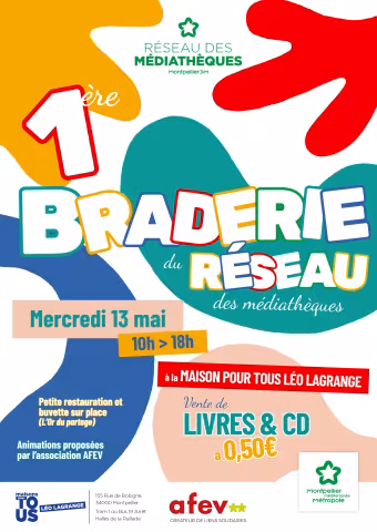 Le Réseau des médiathèques et de la culture scientifique lance sa toute première braderie culturelle