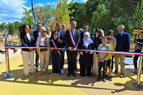 Le square Elias Belassal, figure emblématique de la Mosson, a été inauguré