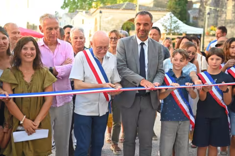 INAUGURATION DU COEUR DE VILLAGE RÉNOVE DE LAVERUNE